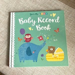 Baby record book, baby book, baby milestones